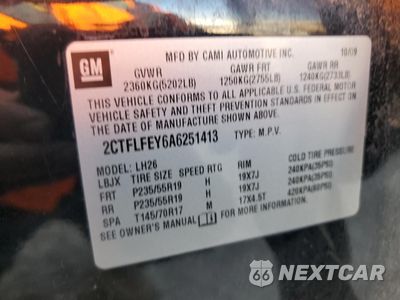 Zdjęcie 14 z 14 samochodu: 2010 GMC TERRAIN SLT VIN:2CTFLFEY6A6251413 - miniatura