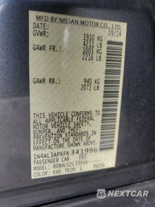 Zdjęcie 13 z 13 samochodu: 2015 NISSAN ALTIMA 2.5 VIN:1N4AL3APXFN341996 - miniatura