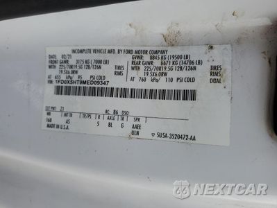 Zdjęcie 12 z 13 samochodu: 2021 FORD F550 SUPER DUTY VIN:1FD0X5HT9MED09347 - miniatura