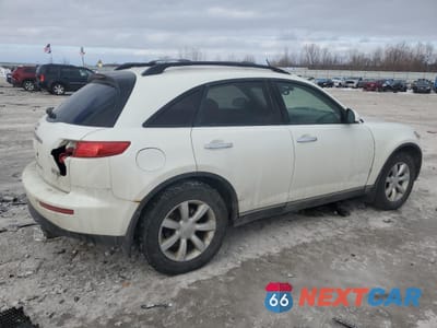 Trzecie zdjęcie samochodu z tyłu: 2005 INFINITI FX35 VIN:JNRAS08W25X218544 - miniatura