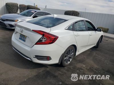 Trzecie zdjęcie samochodu z tyłu: 2019 HONDA CIVIC EX VIN:19XFC1F39KE012263 - miniatura