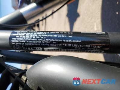 Zdjęcie 9 z 9 samochodu: 2012 HARLEY-DAVIDSON FLSTFB FATBOY LO VIN:1HD1JNV12CB011315 - miniatura