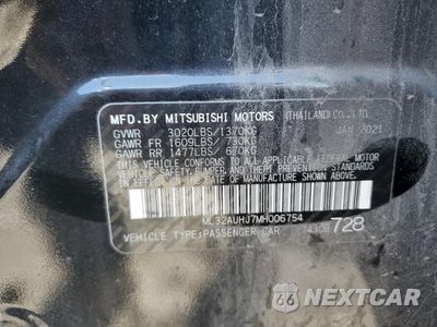 Zdjęcie 15 z 15 samochodu: 2021 MITSUBISHI MIRAGE ES VIN:ML32AUHJ7MH006754 - miniatura
