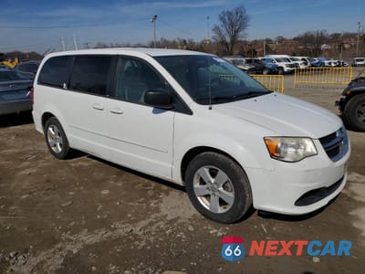 Czwarte zdjęcie samochodu z boku: 2013 DODGE GRAND CARAVAN SE VIN:2C4RDGBG6DR812915 - miniatura