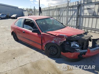Czwarte zdjęcie samochodu z boku: 1998 HONDA CIVIC DX VIN:2HGEJ6449WH112692 - miniatura