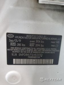 Zdjęcie 12 z 14 samochodu: 2020 HYUNDAI ELANTRA SEL VIN:5NPD84LF1LH533130 - miniatura