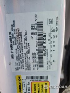 Zdjęcie 12 z 12 samochodu: 2014 FORD FUSION SE VIN:3FA6P0H91ER223461 - miniatura