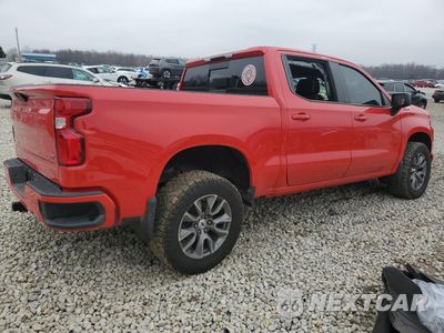 Trzecie zdjęcie samochodu z tyłu: 2021 CHEVROLET SILVERADO K1500 RST VIN:1GCUYEET1MZ356839 - miniatura