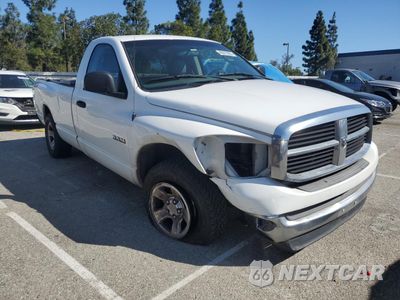 Czwarte zdjęcie samochodu z boku: 2008 DODGE RAM 1500 ST VIN:1D7HA16N98J180907 - miniatura