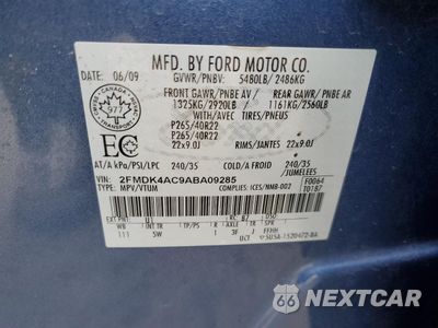 Zdjęcie 14 z 14 samochodu: 2010 FORD EDGE SPORT VIN:2FMDK4AC9ABA09285 - miniatura