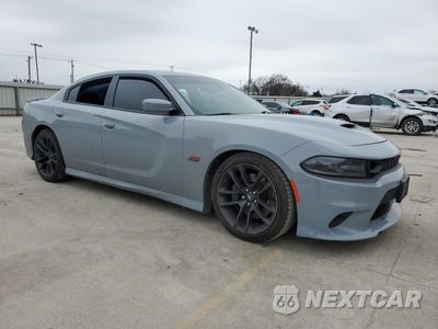 Czwarte zdjęcie samochodu z boku: 2021 DODGE CHARGER SCAT PACK VIN:2C3CDXGJ4MH666941 - miniatura