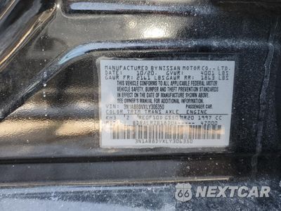 Zdjęcie 12 z 12 samochodu: 2020 NISSAN SENTRA SR VIN:3N1AB8DVXLY306350 - miniatura