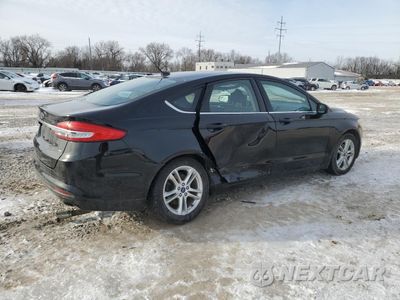 Trzecie zdjęcie samochodu z tyłu: 2018 FORD FUSION SE VIN:3FA6P0H71JR175596 - miniatura
