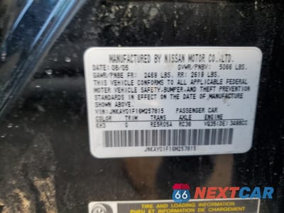 Zdjęcie 12 z 12 samochodu: 2006 INFINITI M35 BASE VIN:JNKAY01F16M257815 - miniatura