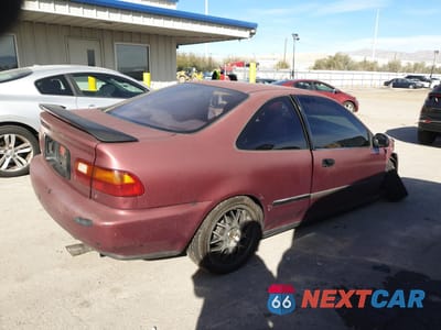 Trzecie zdjęcie samochodu z tyłu: 1993 HONDA CIVIC DX VIN:2HGEJ2146PH524387 - miniatura