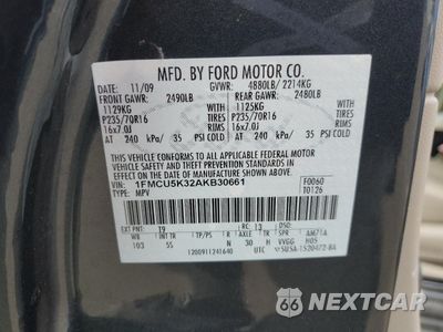 Zdjęcie 15 z 15 samochodu: 2010 FORD ESCAPE HYBRID VIN:1FMCU5K32AKB30661 - miniatura