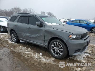 Czwarte zdjęcie samochodu z boku: 2019 DODGE DURANGO GT VIN:1C4RDJDG1KC606577 - miniatura