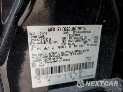 Zdjęcie 12 z 12 samochodu: 2015 FORD F250 SUPER DUTY VIN:1FT7W2A64FEA18136 - miniatura