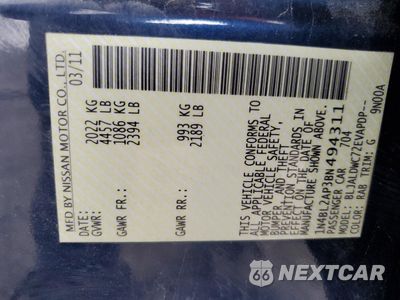 Zdjęcie 15 z 15 samochodu: 2011 NISSAN ALTIMA SR VIN:1N4BL2AP3BN494311 - miniatura