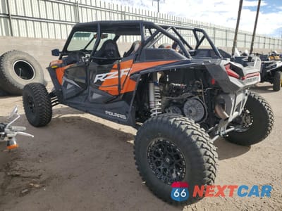 Trzecie zdjęcie samochodu z tyłu: 2021 POLARIS RZR XP 4 TURBO S VELOCITY VIN:3NSP4E923MF579933 - miniatura