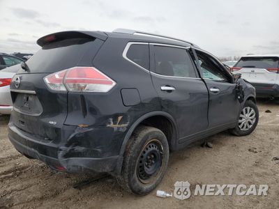 Trzecie zdjęcie samochodu z tyłu: 2016 NISSAN ROGUE S VIN:KNMAT2MV9GP608937 - miniatura