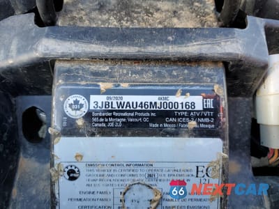 Zdjęcie 10 z 11 samochodu: 2021 CAN-AM OUTLANDER X MR 850 VIN:3JBLWAU46MJ000168 - miniatura