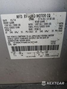 Zdjęcie 13 z 13 samochodu: 2014 FORD EXPLORER LIMITED VIN:1FM5K7F84EGC57145 - miniatura