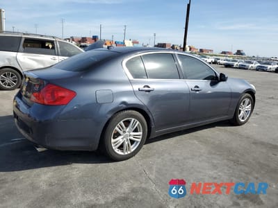 Trzecie zdjęcie samochodu z tyłu: 2012 INFINITI G25 BASE VIN:JN1DV6AP4CM701626 - miniatura