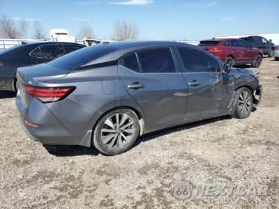 Trzecie zdjęcie samochodu z tyłu: 2021 NISSAN SENTRA SV VIN:3N1AB8CV3MY245717 - miniatura