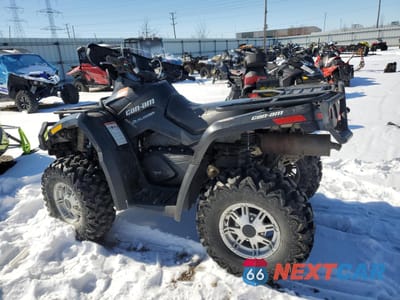 Trzecie zdjęcie samochodu z tyłu: 2012 CAN-AM OUTLANDER 500 XT VIN:3JBEKLK17CJ000462 - miniatura