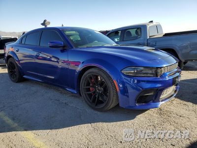 Czwarte zdjęcie samochodu z boku: 2021 DODGE CHARGER SCAT PACK VIN:2C3CDXGJ3MH587986 - miniatura