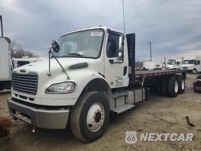 Drugie zdjęcie samochodu z przodu: 2016 FREIGHTLINER BUSINESS CLASS M2 106 FLATBED TRUCK VIN:1FVHCYCY8GHGS6733 - miniatura
