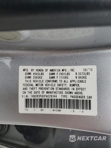 Zdjęcie 15 z 15 samochodu: 2015 HONDA ACCORD EXL VIN:1HGCR3F82FA029344 - miniatura