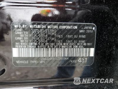 Zdjęcie 13 z 14 samochodu: 2018 MITSUBISHI OUTLANDER SE VIN:JA4J24A51JZ065964 - miniatura