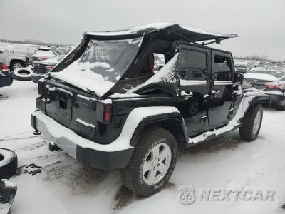 Trzecie zdjęcie samochodu z tyłu: 2014 JEEP WRANGLER UNLIMITED SAHARA VIN:1C4BJWEG7EL224306 - miniatura