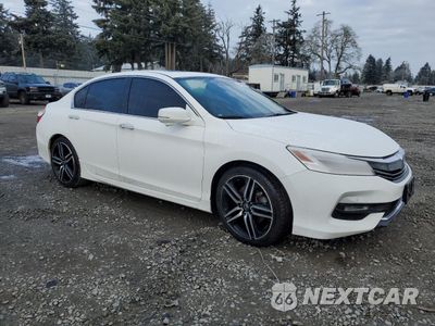 Czwarte zdjęcie samochodu z boku: 2017 HONDA ACCORD TOURING VIN:1HGCR3F98HA036102 - miniatura