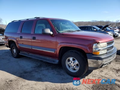 Czwarte zdjęcie samochodu z boku: 2002 CHEVROLET SUBURBAN K1500 VIN:1GNFK16Z32J167716 - miniatura