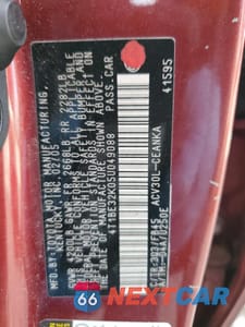 Zdjęcie 12 z 12 samochodu: 2005 TOYOTA CAMRY LE VIN:4T1BE32K05U049088 - miniatura