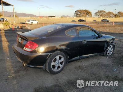 Trzecie zdjęcie samochodu z tyłu: 2005 HYUNDAI TIBURON VIN:KMHHM65D25U176369 - miniatura