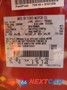 Zdjęcie 13 z 13 samochodu: 2005 FORD ESCAPE LIMITED VIN:1FMYU04135KB10347 - miniatura