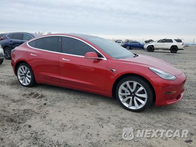Czwarte zdjęcie samochodu z boku: 2020 TESLA MODEL 3 VIN:5YJ3E1EB3LF646573 - miniatura