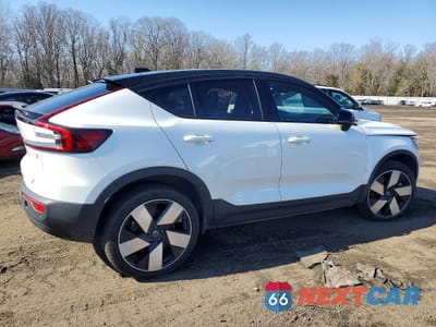 Trzecie zdjęcie samochodu z tyłu: 2022 VOLVO C40 P8 RECHARGE ULTIMATE VIN:YV4ED3GB7N2007507 - miniatura