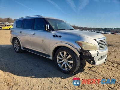 Czwarte zdjęcie samochodu z boku: 2012 INFINITI QX56 BASE VIN:JN8AZ2NF5C9517091 - miniatura