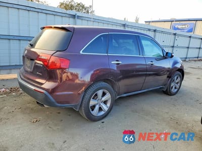 Trzecie zdjęcie samochodu z tyłu: 2011 ACURA MDX VIN:2HNYD2H22BH531900 - miniatura