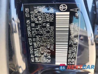 Zdjęcie 13 z 13 samochodu: 2009 SCION XD BASE VIN:JTKKU10459J033968 - miniatura