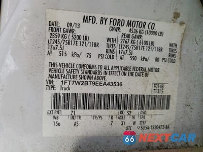 Zdjęcie 12 z 12 samochodu: 2014 FORD F250 SUPER DUTY VIN:1FT7W2BT9EEA43536 - miniatura