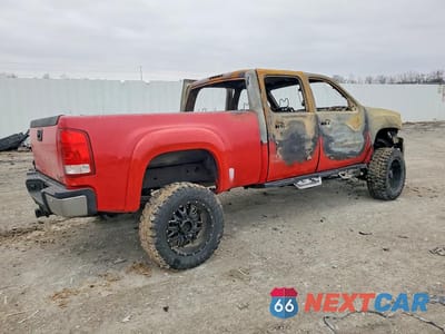 Trzecie zdjęcie samochodu z tyłu: 2008 GMC SIERRA K2500 HEAVY DUTY VIN:1GTHK23638F224851 - miniatura