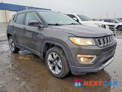 Czwarte zdjęcie samochodu z boku: 2021 JEEP COMPASS LIMITED VIN:3C4NJDCB7MT525749 - miniatura