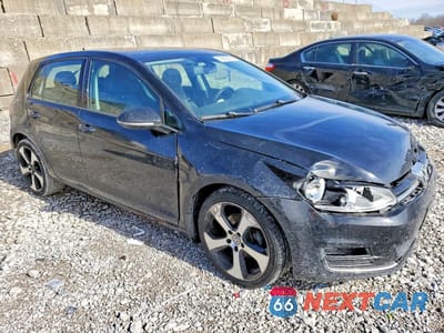 Czwarte zdjęcie samochodu z boku: 2015 VOLKSWAGEN GOLF TDI VIN:3VW2A7AU8FM061180 - miniatura