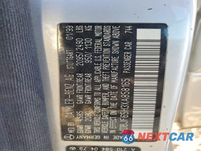 Zdjęcie 12 z 12 samochodu: 1999 MERCEDES-BENZ E 320 VIN:WDBJF65H3XA858165 - miniatura